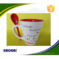 Taza de cerámica personalizada de buena calidad con cualquier color